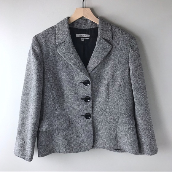 Kasper Jackets & Blazers - Kasper Grey blazer women's 14 suit jacket